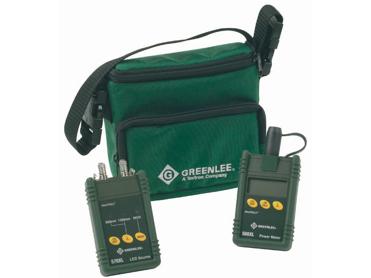 Loss Measurement in Optical Fibres New XL Series Greenlee