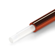 Copper-alloy Coated Silica Fibers