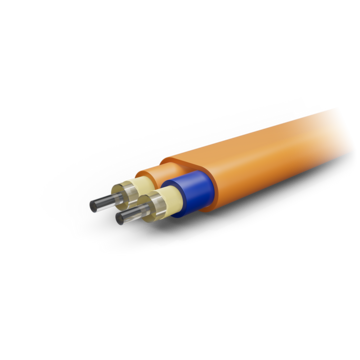 Simplex Cable - Indoor Cable with Step-Index Hard-Clad or UV-NIR Fiber