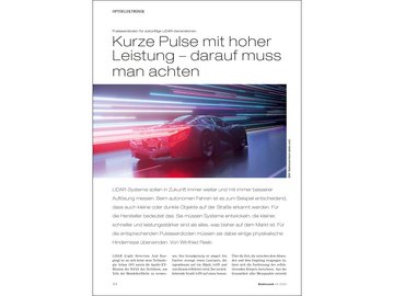 Pulse laser diodes for LiDAR