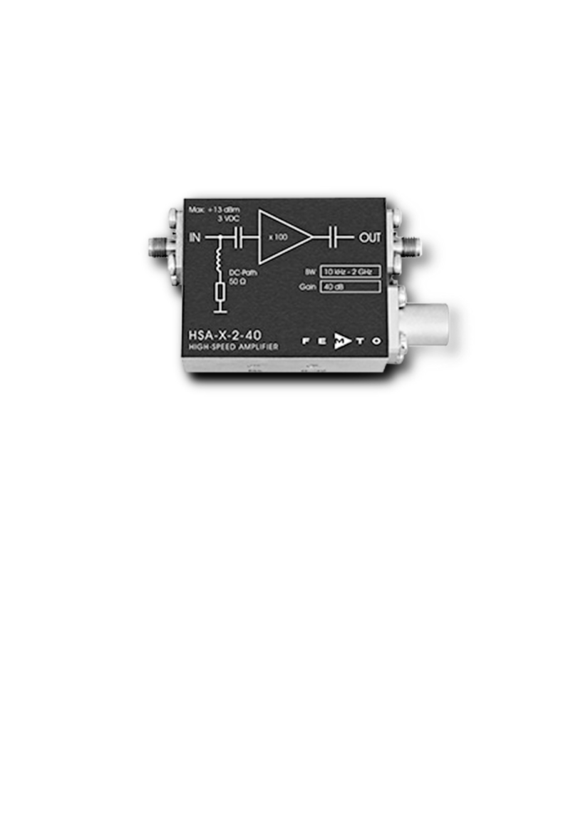 High-Speed GHz Amplifiers Series HSA