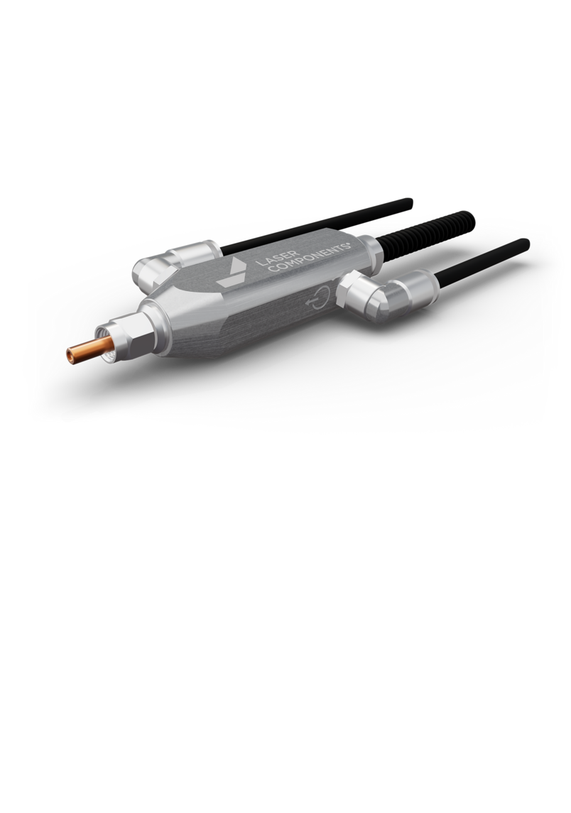 Cooled fiber connector for thermal stabilization Cooled fiber connector for thermal stabilization
