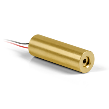 Laser module with 525 nm emission