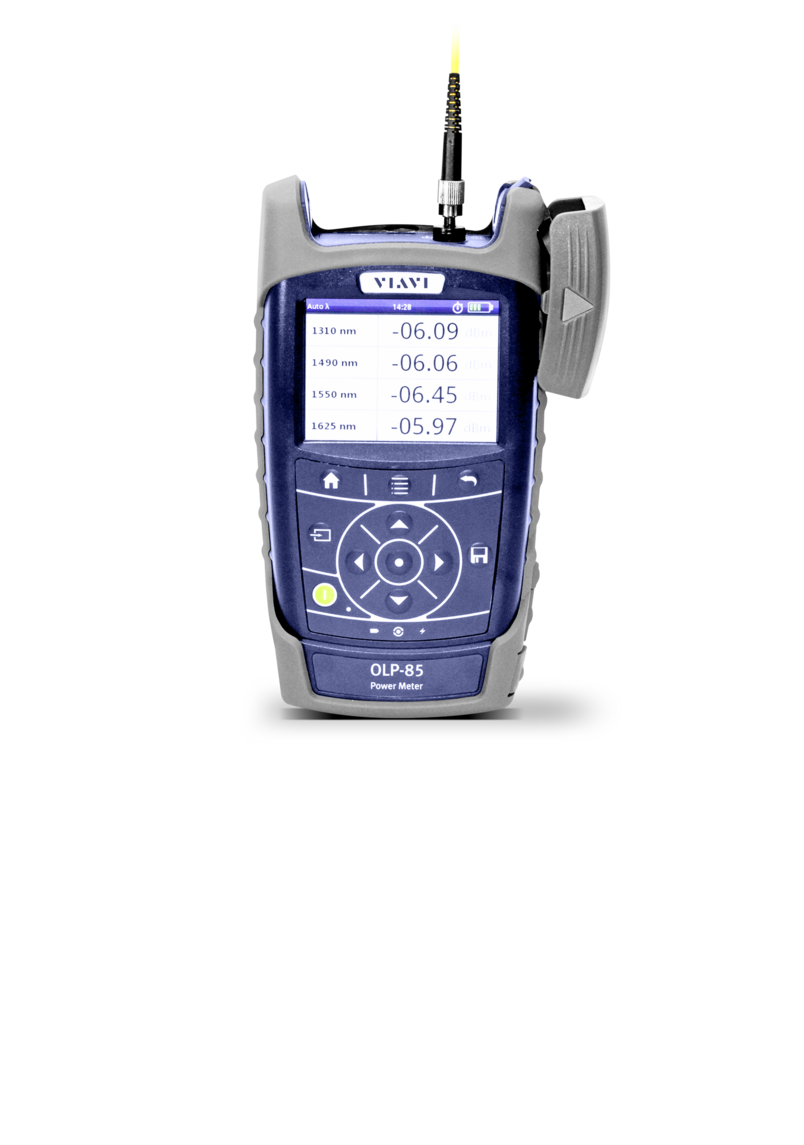 Power meter for fiber optics Power meter for fiber optics