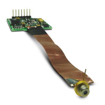 PLD connected by ribbon cable