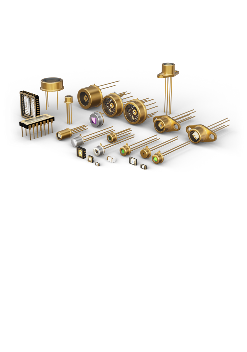 Overview graphic on the structure and areas of application of avalanche photodiodes Overview graphic on the structure and areas of application of avalanche photodiodes