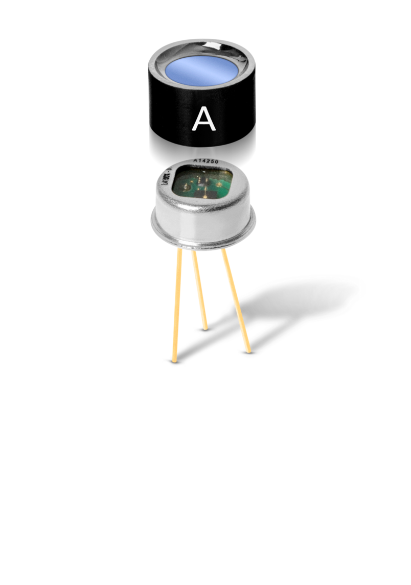 Capsule de filtre IR pour détecteurs pyroélectriques Capsule de filtre IR pour détecteurs pyroélectriques