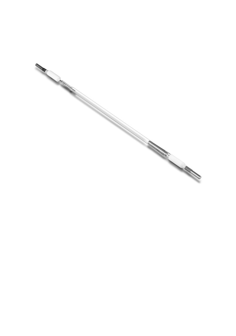 Xenon flash lamp for intense, short light pulses in technical applications. Xenon flash lamp for intense, short light pulses in technical applications.