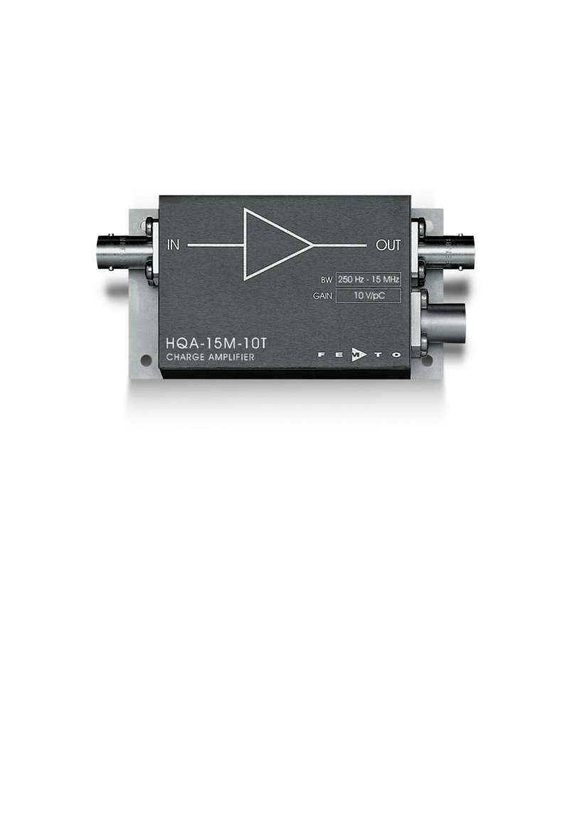 Charge Amplifier Hqa-15m-10t