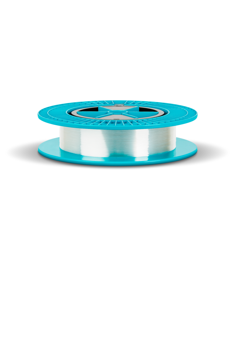 Coiled optical fiber on spool Coiled optical fiber on spool