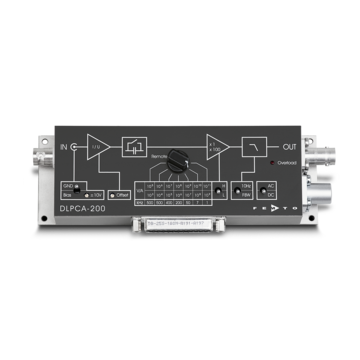 Variable Gain Low Noise Current Amplifier DLPCA-200
