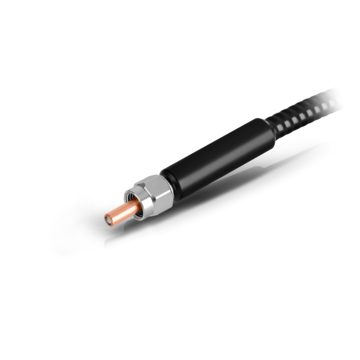 Patch cord with integrated modestrip fiber Patch cord with integrated modestrip fiber