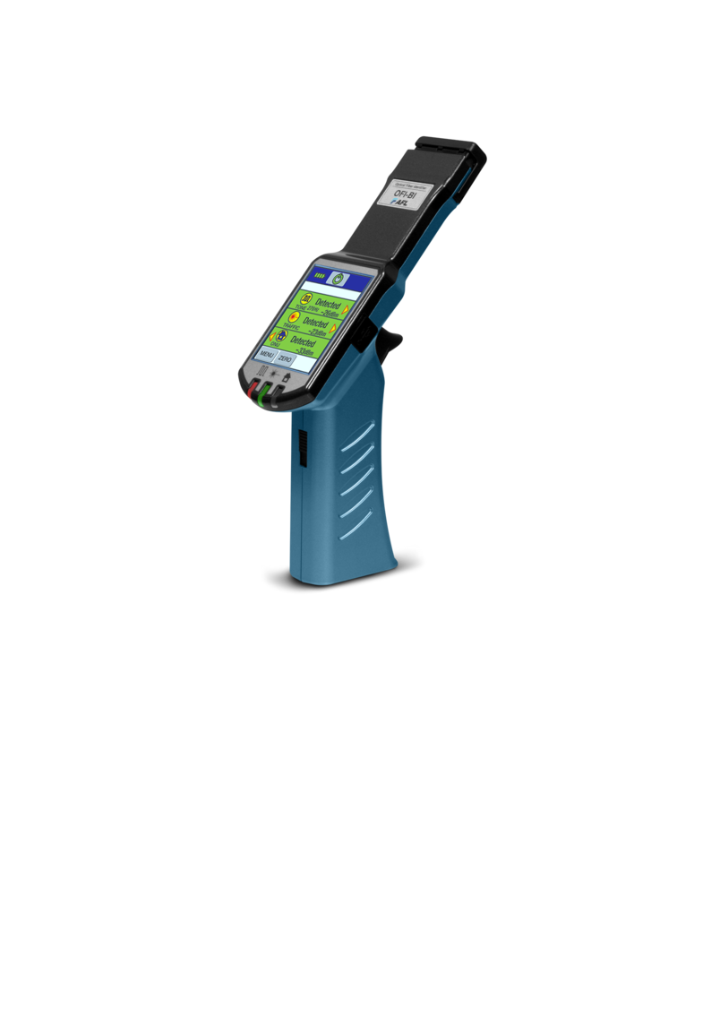 Fiber identifier with a wide clamp head for detecting live signals and traffic direction. Fiber identifier with a wide clamp head for detecting live signals and traffic direction.
