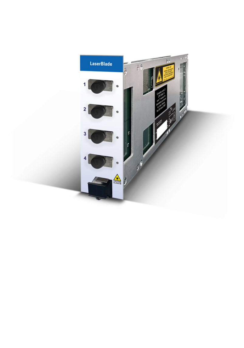 Steckbares Lasermodul für optische Testaufbauten