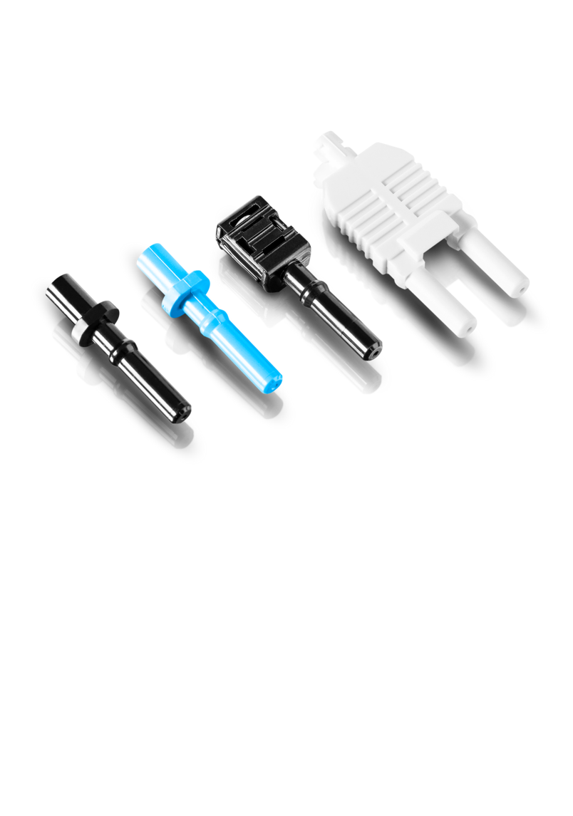 V-Pin Fiber Optic Connectors