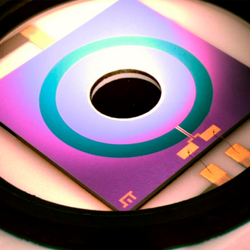 Circular PSD for two-dimensional positioning of light points