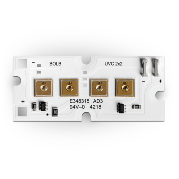 3042019; 2S2P-S6060; 1x4 array; UVC SMD LEC module; 272nm +6/-7nm