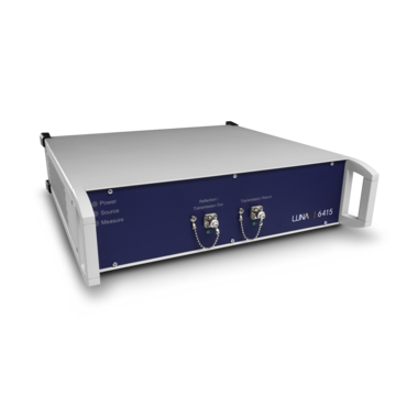 OFDR measuring device for optical characterization of fibers