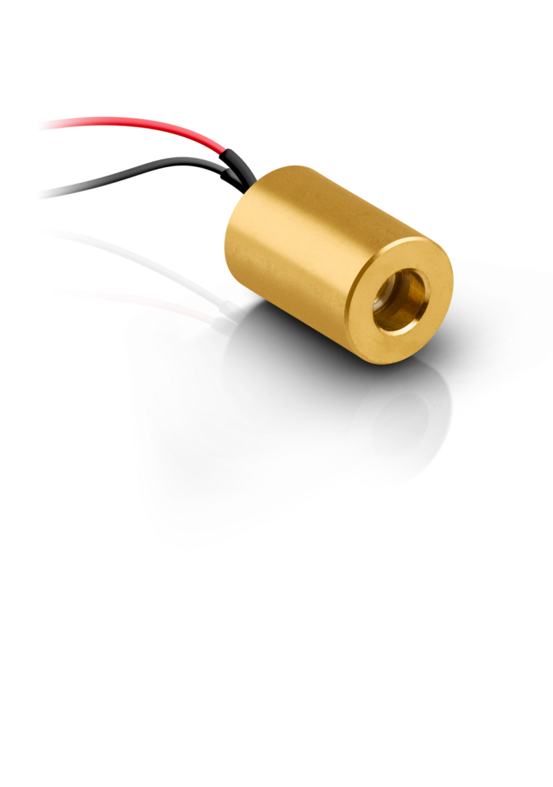 Red laser module in a compact design Red laser module in a compact design