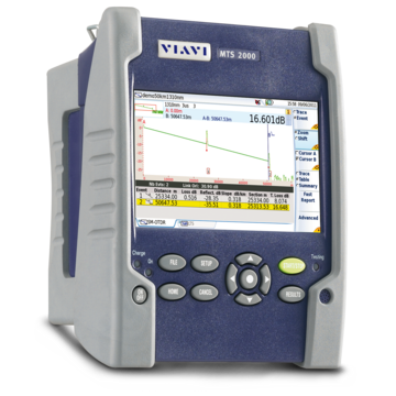 MTS-2000 test set with adapted module MTS-2000 test set with adapted module