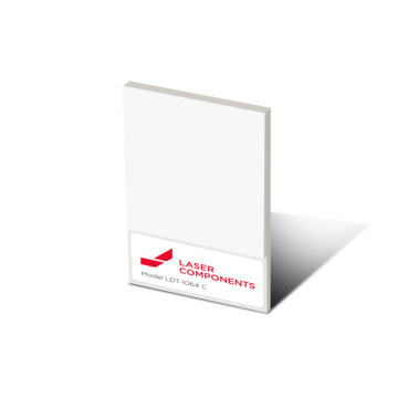 Detector card for infrared laser beams