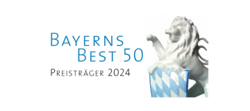 Award graphic for the "Bavaria's Best 50 - 2024" award Award graphic for the "Bavaria's Best 50 - 2024" award