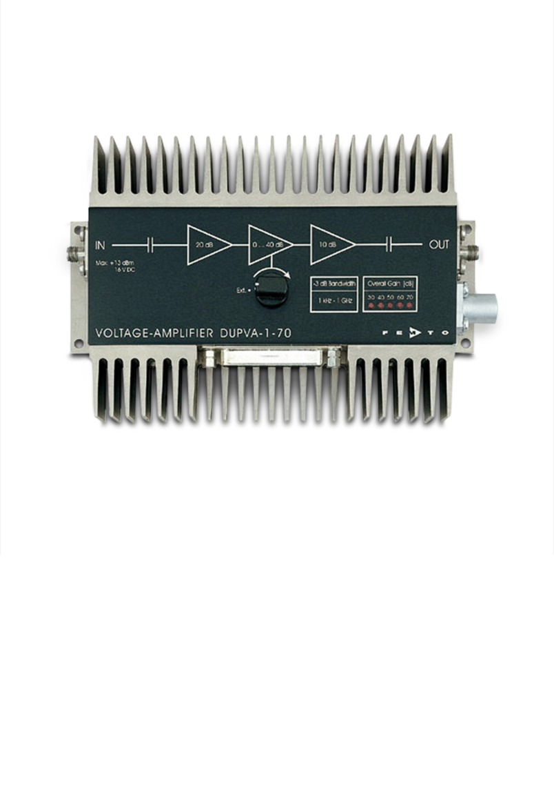 Variable high-frequency voltage amplifier for fast measurement applications Variable high-frequency voltage amplifier for fast measurement applications