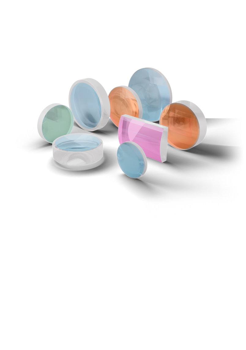 Various coated lenses for optical systems Various coated lenses for optical systems