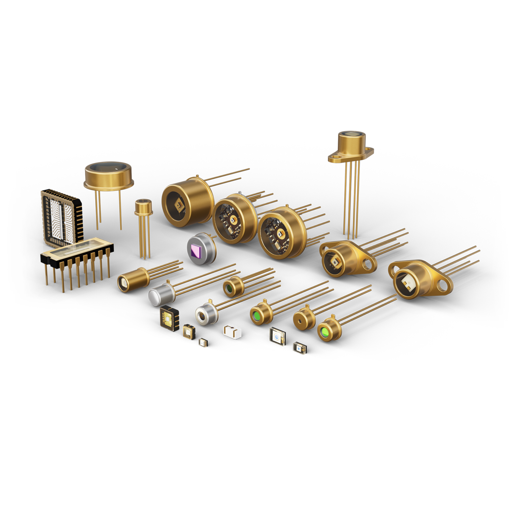 Overview graphic on the structure and areas of application of avalanche photodiodes