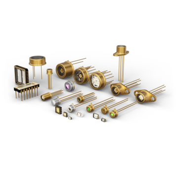 Overview graphic on the structure and areas of application of avalanche photodiodes
