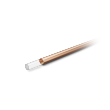Fiberglass with metallic coating