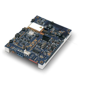 High-voltage amplifier module for controlling pulsed laser diodes