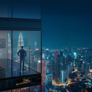 Modern City Night View Modern City Night View