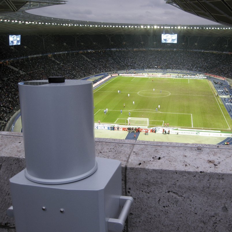 Measuring the Air Quality in Stadiums