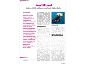 Preview of a publication on fiber-optic installation Preview of a publication on fiber-optic installation